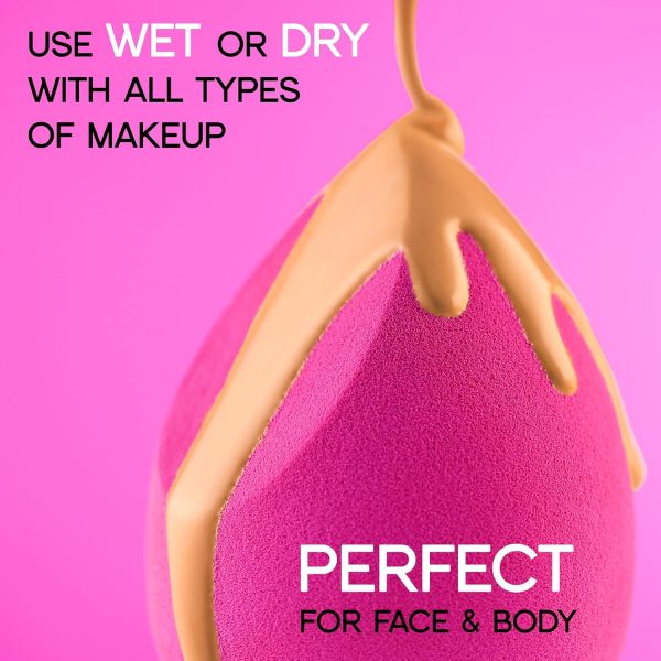 Expressions 2pc XL Beauty Sponges Set - Professional Beauty Blenders For - Image 4