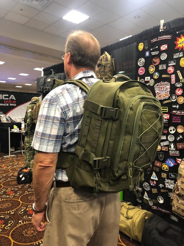 Large Tactical Backpack for Men Military Backpack with DIY System for - Image 2