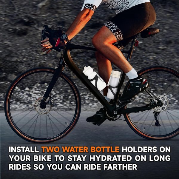 Bike Water Bottle Holder Plastic Carbon Fiber Water Bottle Cage Cages for - Image 2