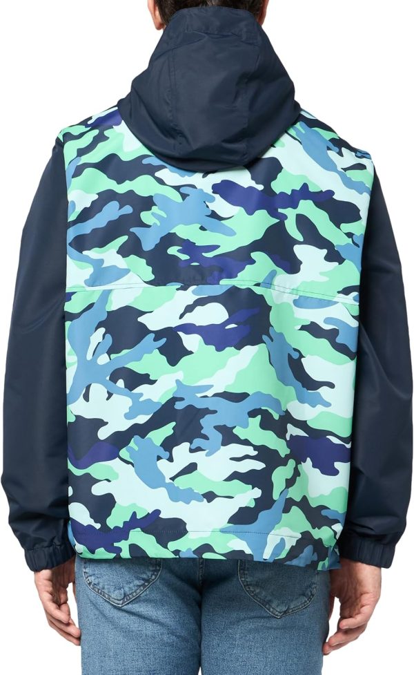 Tommy Hilfiger Men's Retro Lightweight Taslan Hooded Popover Water - Image 5