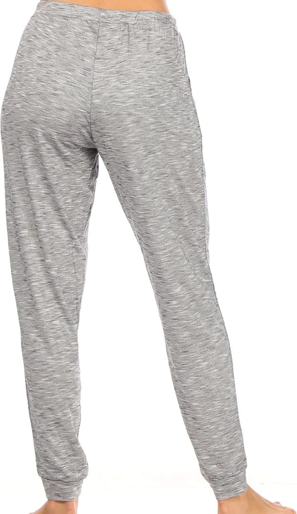 TAHARI Soft Cozy Pajamas for Women, Relaxed Fit Jogger Pajama Pants for - Image 2