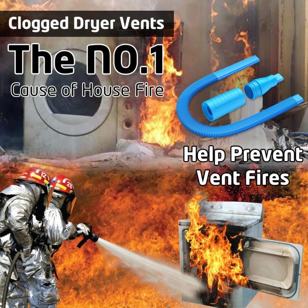 Dryer Vent Cleaner Kit Vacuum Attachment - Multiple Combinations V1 Lint - Image 5