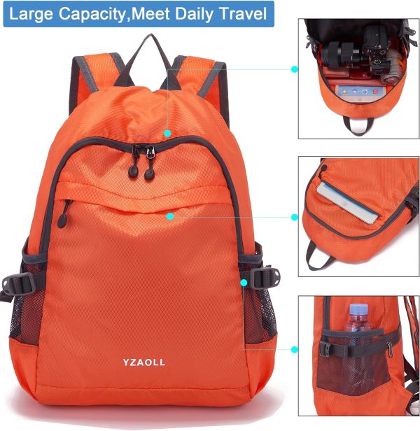 YZAOLL Small Lightweight Packable Hiking Backpack, 20L Hiking Backpack Day - Image 4