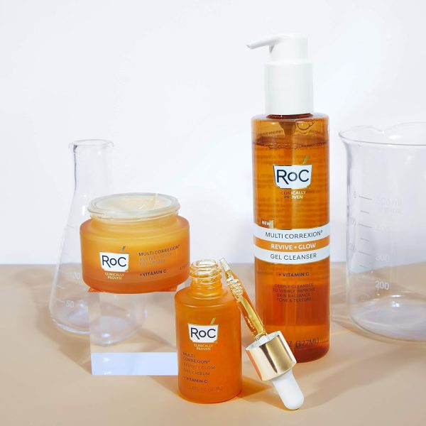 RoC Multi Correxion Revive + Glow 10% Active Vitamin C Serum for Face, - Image 7