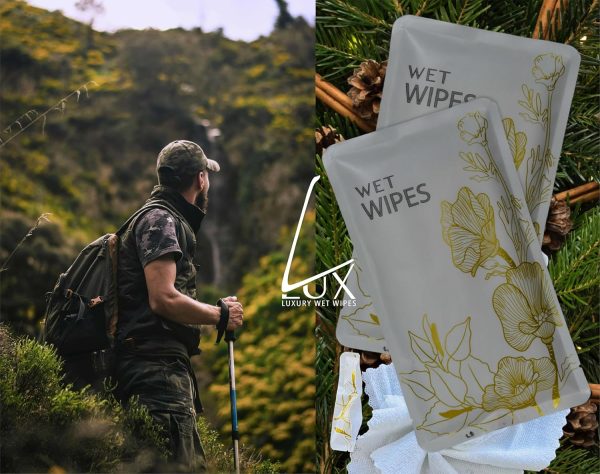 Luxury Wet Wipes, 100 Individually Wrapped Microfiber Textured Non-Scented - Image 7