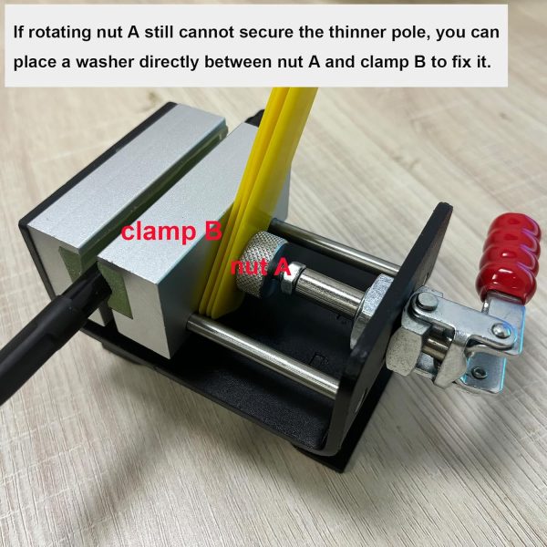 Golf Shaft Clamp, Golf Club Vise Clamp, Golf Grip Removal Tool, Golf Club - Image 6