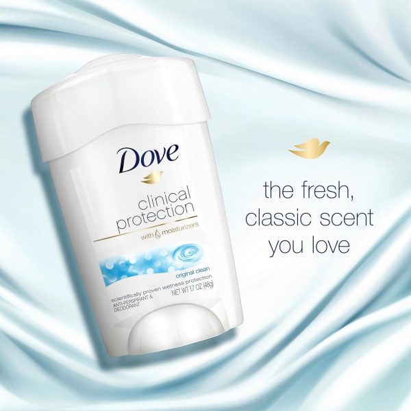 Dove Clinical Protection Antiperspirant Deodorant For Sweat and Odor - Image 3