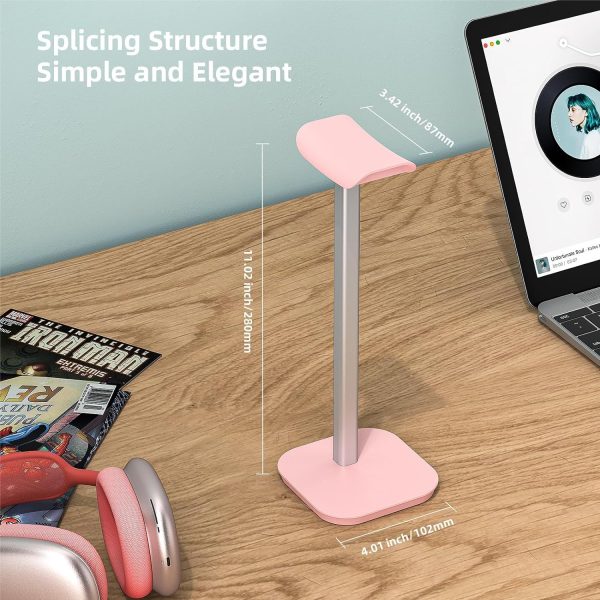 Cuifati Headphone Stand, Aluminum Desktop Headset Stand, Headset Earphone - Image 5