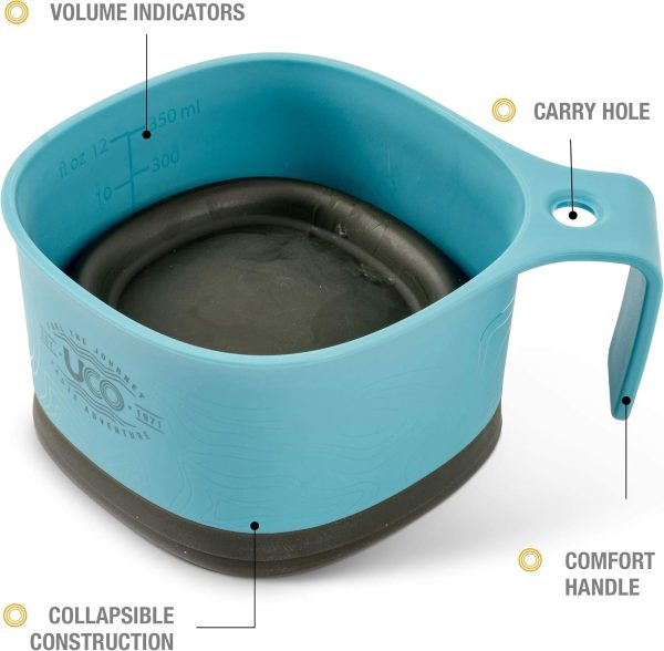 UCO 6-Piece Camping Mess Kit with Bowl, Plate, Camp Cup, and Switch Spork - Image 5