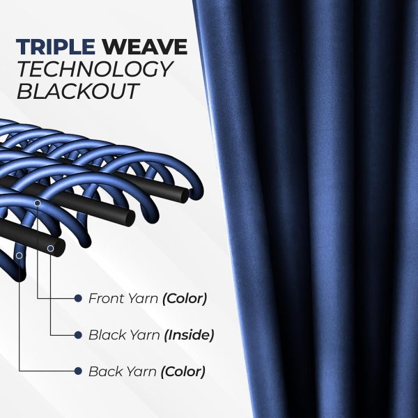 Superior Blackout Curtains, Room Darkening, Bedroom, Drapes, Kitchen, - Image 6