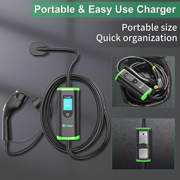 Level 2 EV Charger 32A Adjustable J1772 Electric Vehicle Charger with NEMA - Image 7