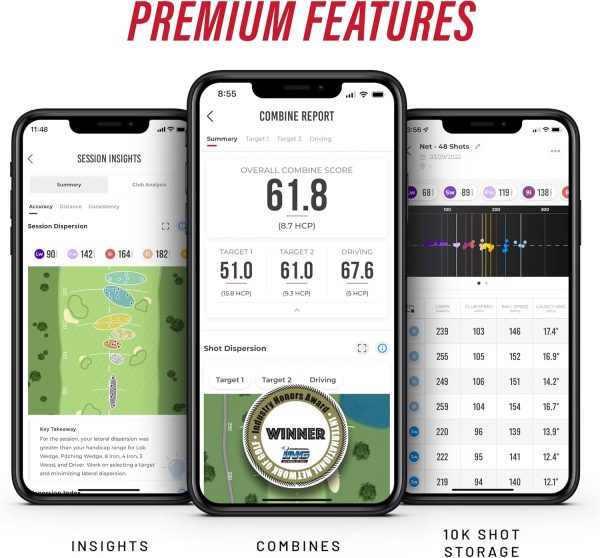 Rapsodo Mobile Launch Monitor for Golf Indoor and Outdoor Use with GPS - Image 3