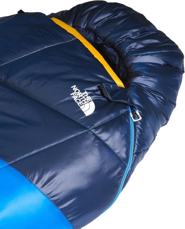 The North Face One Bag Camping Sleeping Bag, Super Sonic Blue/Arrowwood - Image 4