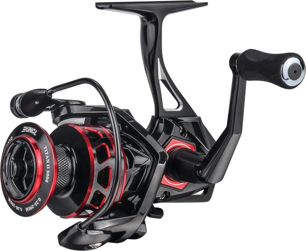 RUNCL Titan II Spinning Reel, Full Metal Body, Max Drag 44LB, 9+1 Shielded - Image 9