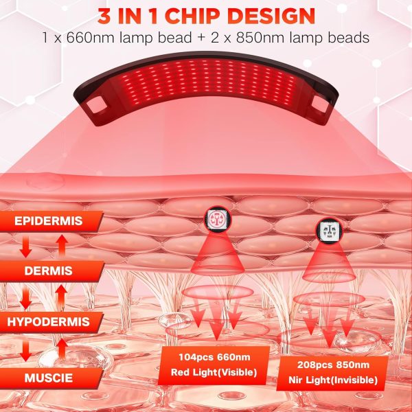 Red Light Therapy for Body: Red Light Therapy Lamp for Face Infrared Light - Image 9