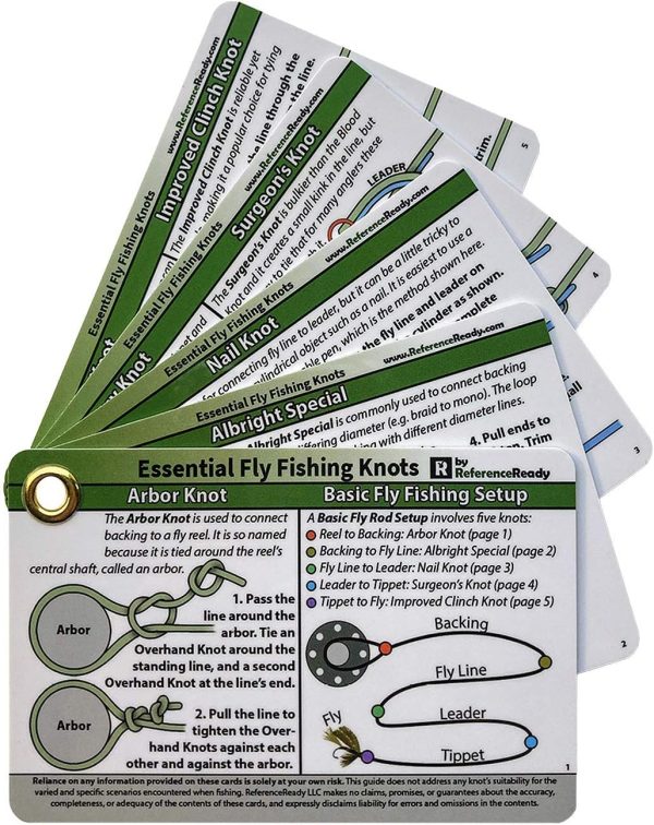 Fly Fishing Knot Cards - Waterproof Guide to 14 Essential Fly Fishing Knots - Image 2