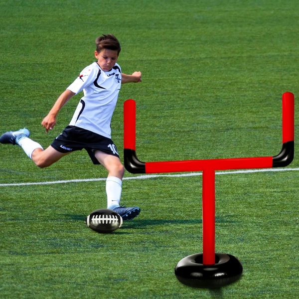 Inflatable Jumbo Football Set Inflatable Football Goal with Ball Football - Image 4