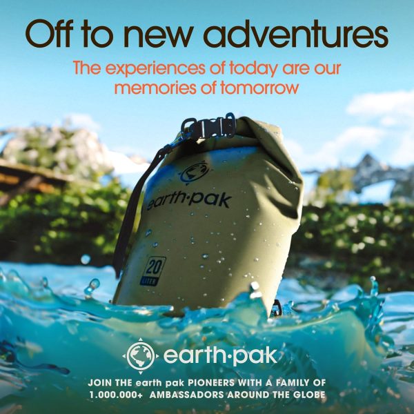 Earth Pak Waterproof Dry Bag - Roll Top Waterproof Backpack Sack Keeps Gear - Image 9
