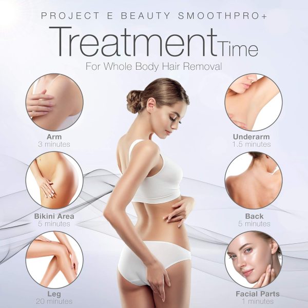 SmoothPro+ IPL Hair Removal Device by Project E Beauty | Intense Pulsed - Image 3