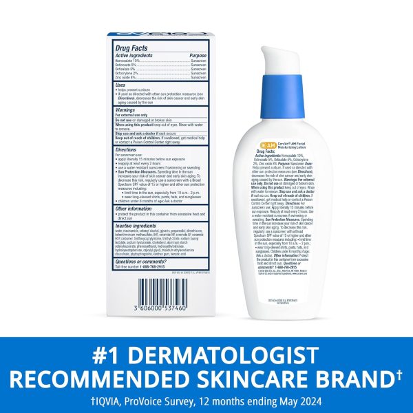 CeraVe AM Facial Moisturizing Lotion with SPF 30 | Oil-Free Face - Image 7