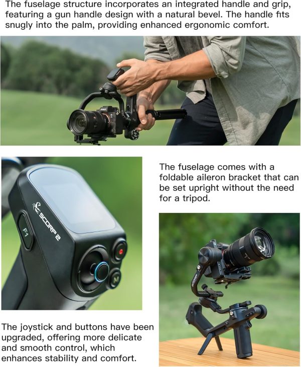 FeiyuTech SCORP 2 Gimbal Stabilizer for DSLR and Mirrorless Camera, - Image 4