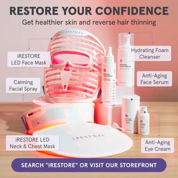 iRestore Illumina LED Neck & Chest Anti Aging Mask – for Smoother, Firmer - Image 6