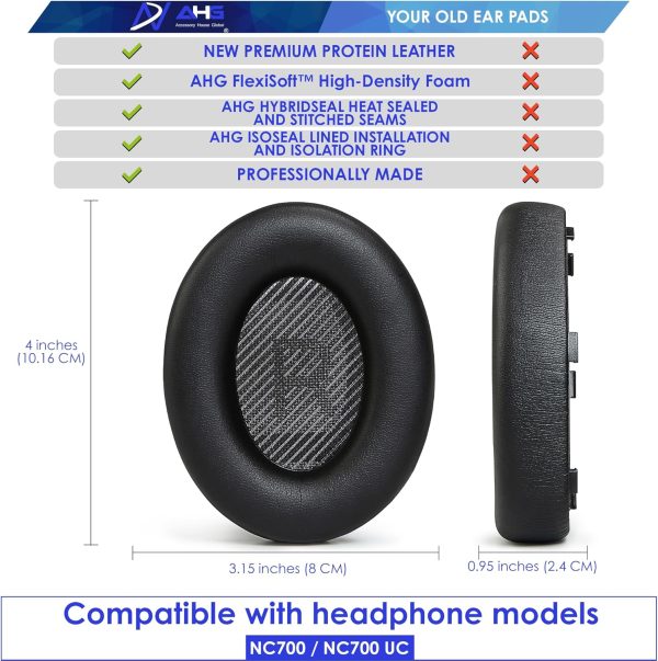AHG nc 700 Replacement earpads Cushions Compatible with Bose nc700 - Image 6