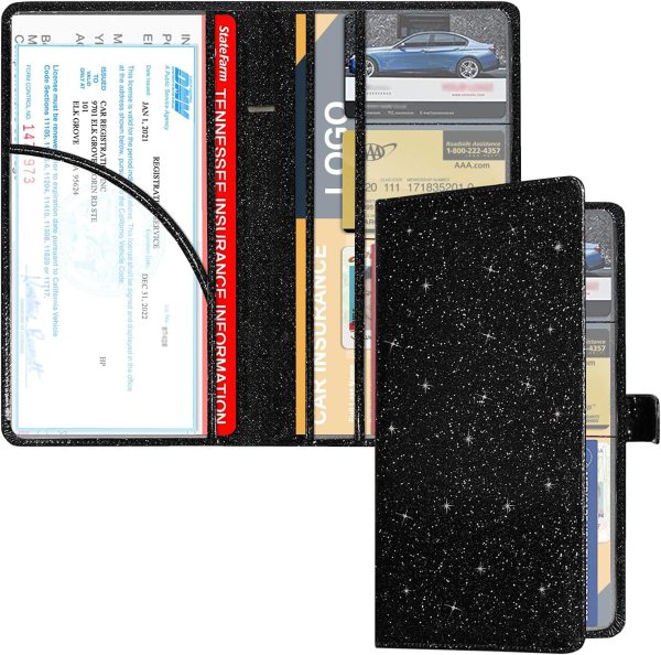 RSAquar Car Registration and Insurance Holder, Vehicle Glove Box Organizer - Image 7