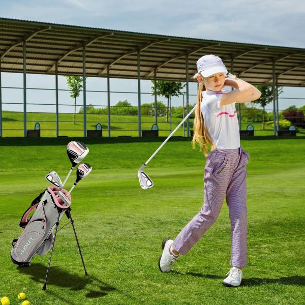 FINCHLEY Kids Golf Clubs Set for Boys & Girls Aged 8-12, Includes Driver, - Image 7