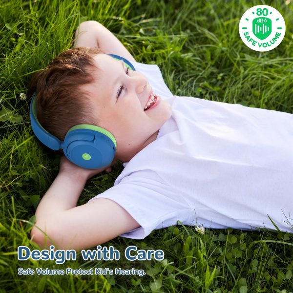 iClever BTH20 Active Noise Cancelling Headphones for Kids, 60H Play - Image 6