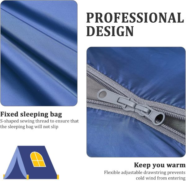 ECOOPRO Warm Weather Sleeping Bag - Portable, Waterproof, Compact - Image 4