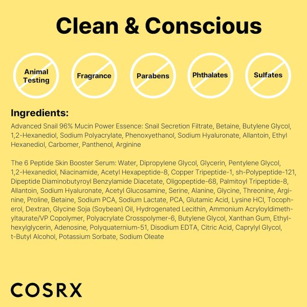 COSRX Snail Mucin 96% Peptide Booster Set - Amazon Exclusive - Korean Skin - Image 8