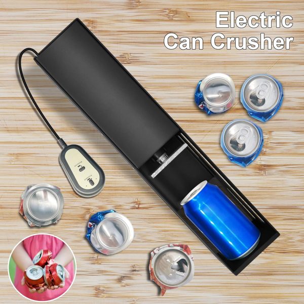 Electric Metal Can Crusher for Recycling 12oz&16oz Aluminum Cans,16oz - Image 2