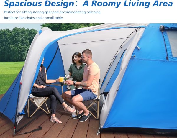 Pop up Tent for Camping, 3-4 Person Instant Pop up Tents, Pop-up Camping - Image 7