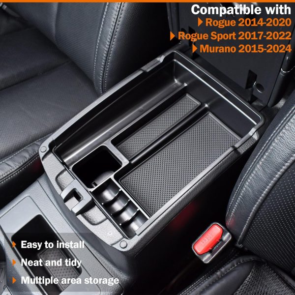 TACORBO Center Console Tray Compatible with Nissan Rogue 2014-2020 and - Image 7