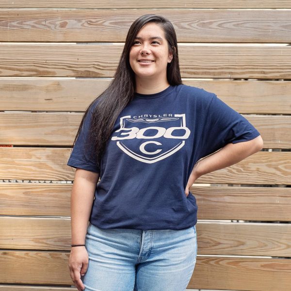 Chrysler 300C Unisex Short Sleeve Crewneck T-Shirt, 100% Cotton, Navy - Image 7