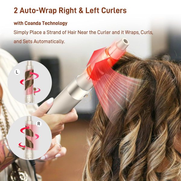 5 in 1 Hair Air Styler - Rotating Hair Dryer Brush 110000 RPM for Fast - Image 4