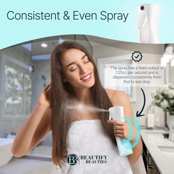 BeautifyBeauties Spray Bottle For Hair – Continuous Mister Spray Bottle for - Image 2