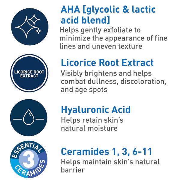 CeraVe Skin Renewing Nightly Exfoliating Treatment, Anti Aging Serum With - Image 4