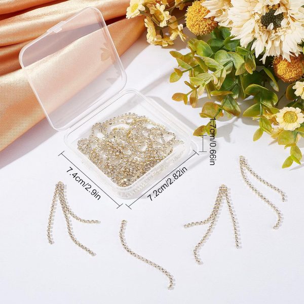 SUNNYCLUE 1 Box 24Pcs 3 Style Tassel Earring Charms Chain Tassel Earrings - Image 6