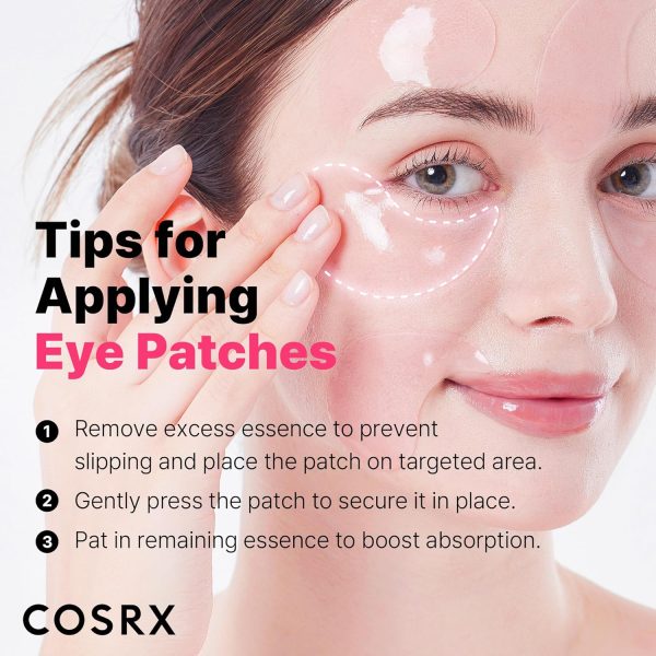 COSRX Peptide Collagen Hydrogel Eye Patch, 60 Patches, Under Eye Patches - Image 3