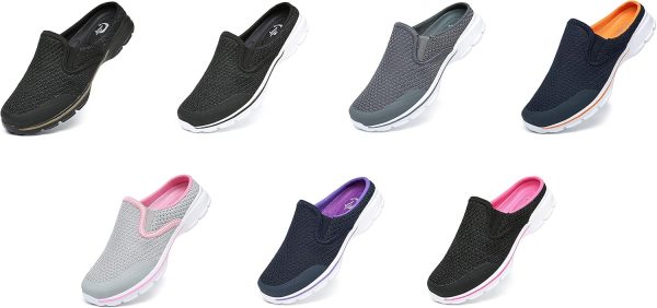 Slip On Mules & Clogs for Womens Mens Light Open Back Shoes Comfort Walking - Image 6