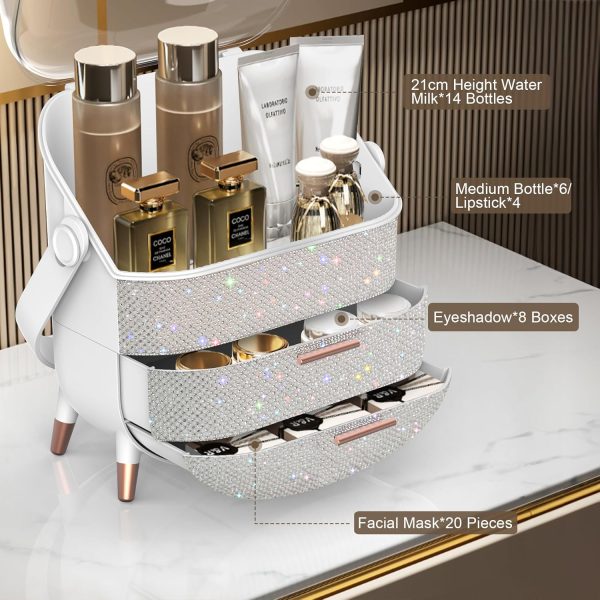 Teen Girls Gift Makeup Organizer,Skincare Organizer Jewelry - Image 3
