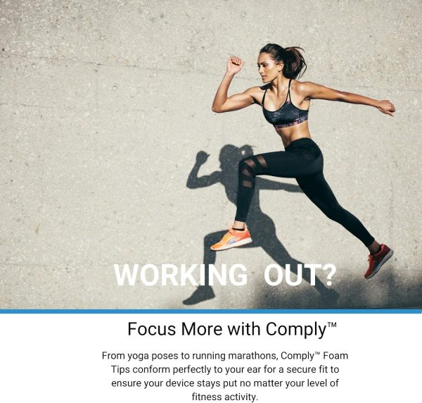 Comply TW-400-C TrueGrip Pro Earbud Tips for JLAB, Bowers & Wilkins PI7, - Image 5