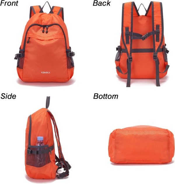 YZAOLL Small Lightweight Packable Hiking Backpack, 20L Hiking Backpack Day - Image 6