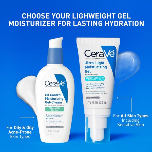 CeraVe Oil Control Moisturizing Gel-Cream | Face Moisturizer for Oily Skin - Image 3