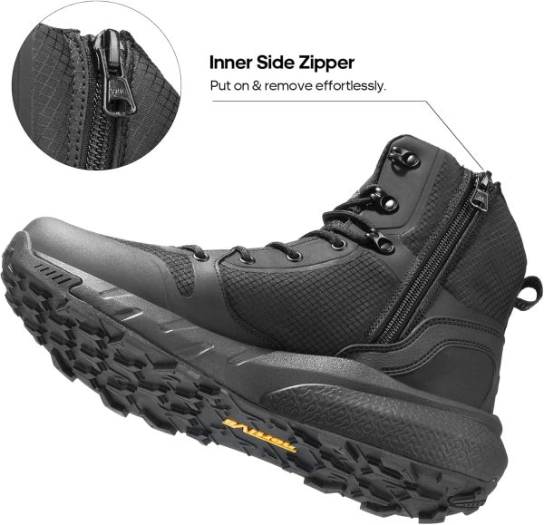 NORTIV 8 Men's Military Tactical Boot Lightweight Comfortable Boots for - Image 4