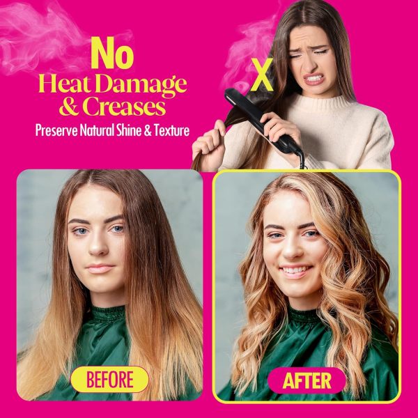 The Queen Curl Satin Headband for Heatless Overnight Curls & Frizz-Free - Image 5