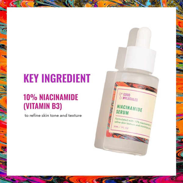 Good Molecules Niacinamide Serum - 10% Niacinamide Balancing B3 Facial - Image 3