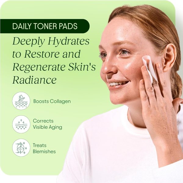 Jiyu Korean Skincare Anti-Aging, Dark Spot & Wrinkle Minimizing Toner Pads - Image 3